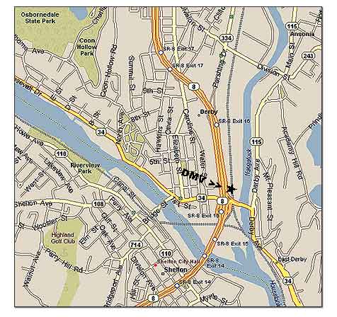 Location of Derby CT DMV