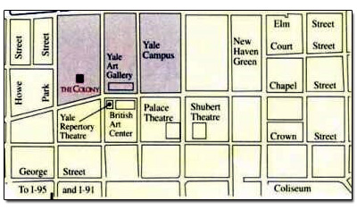 New Haven downtown mapmap